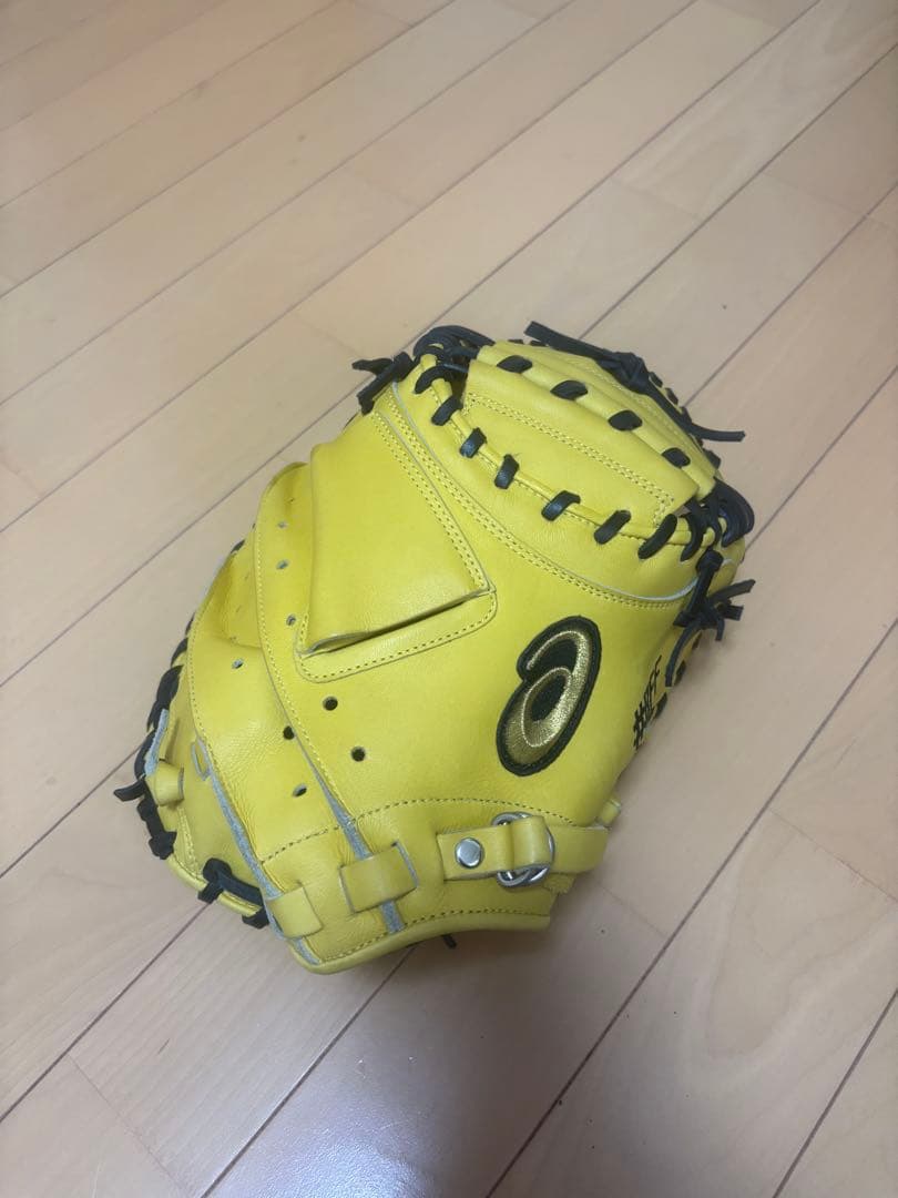 asics GOLDSTAGE スペシャルオーダー軟式グローブ イエロー