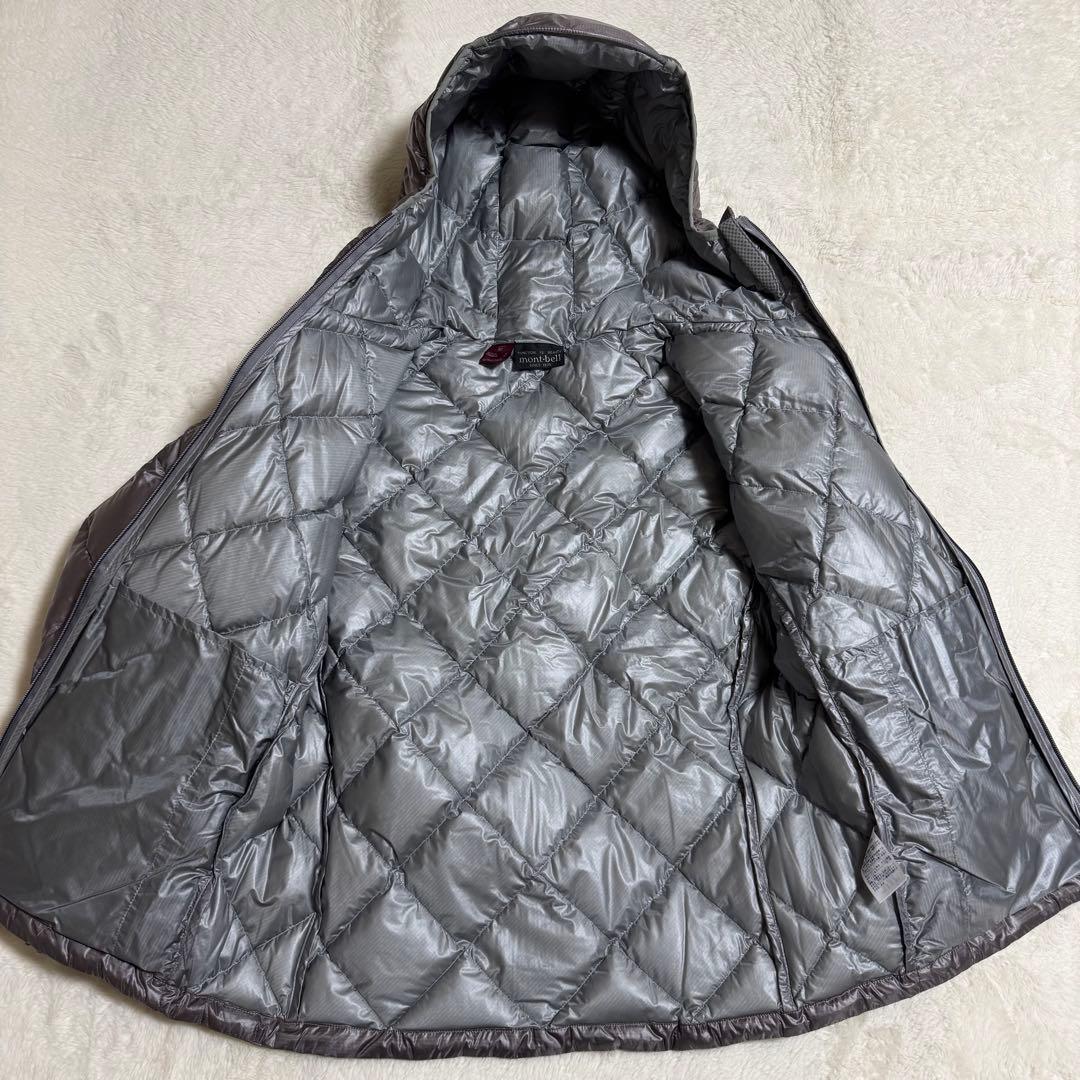 極美品モンベル800FP U.L.ダウンインナーパーカ Mブロンズ　短丈y2k