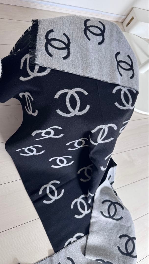 CHANEL リバーシブル ノベルティ品 ショール ストール マフラー 新品