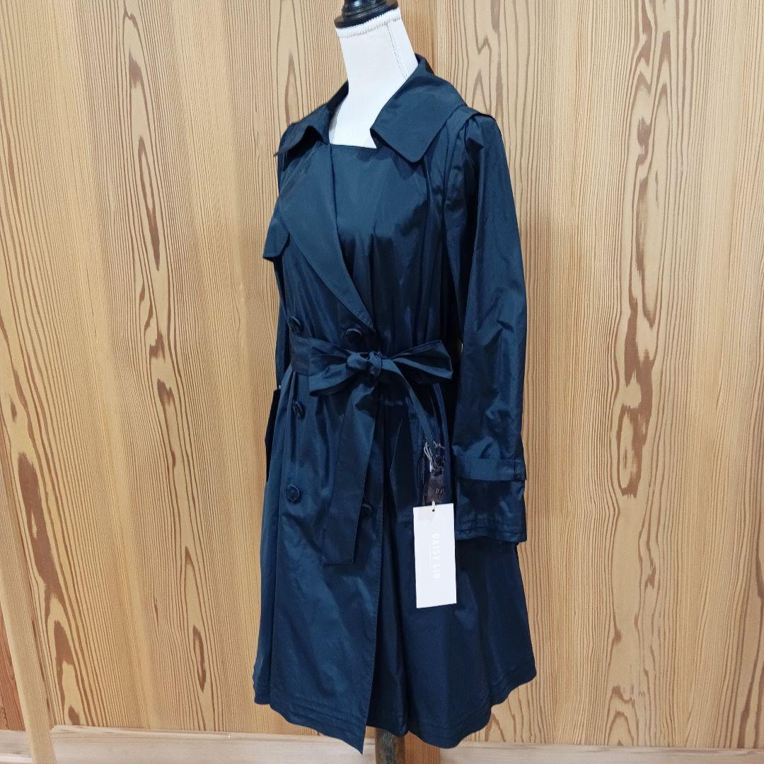 【新品タグ付き】デイジーリン フォクシー Aライントレンチコート 黒 40