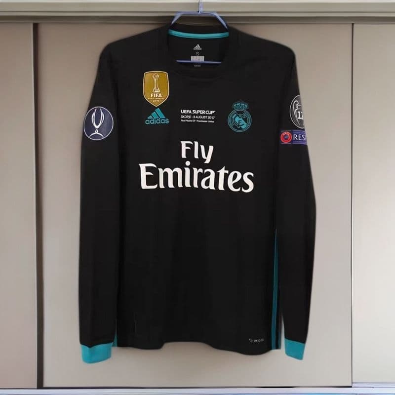 17-18 Sergio Ramos 4番 長袖シャツ リアル・マドリード