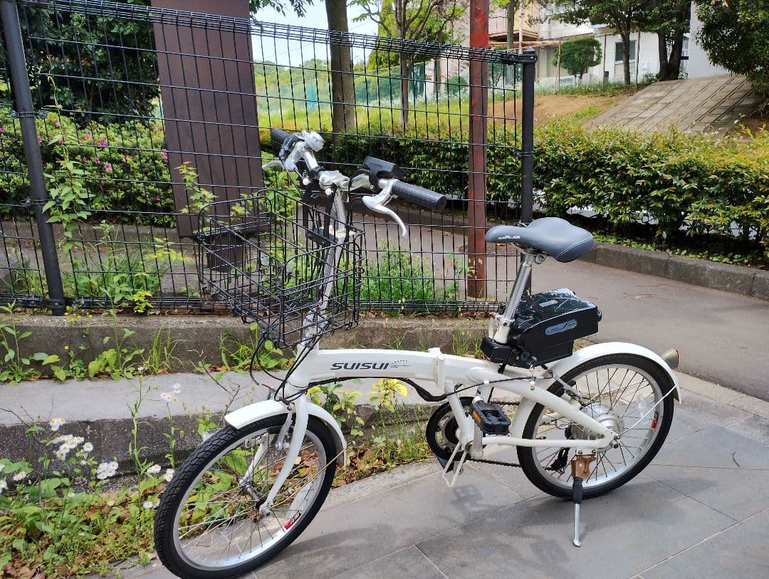 Suisui 電動アシスト自転車 折りたたみ式 シマノ5段ギア 20インチ
