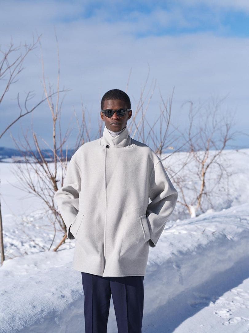 ジャケット・アウター postelegant Wool Rever Short Coat