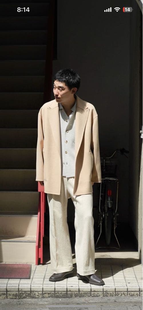 ジャケット・アウター postelegant Wool Rever Short Coat