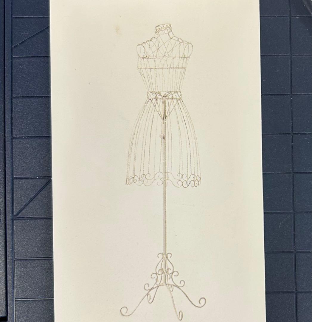 クリスマスプレゼント　トルソー　中高生　制服　上着掛け　MIP-019WH