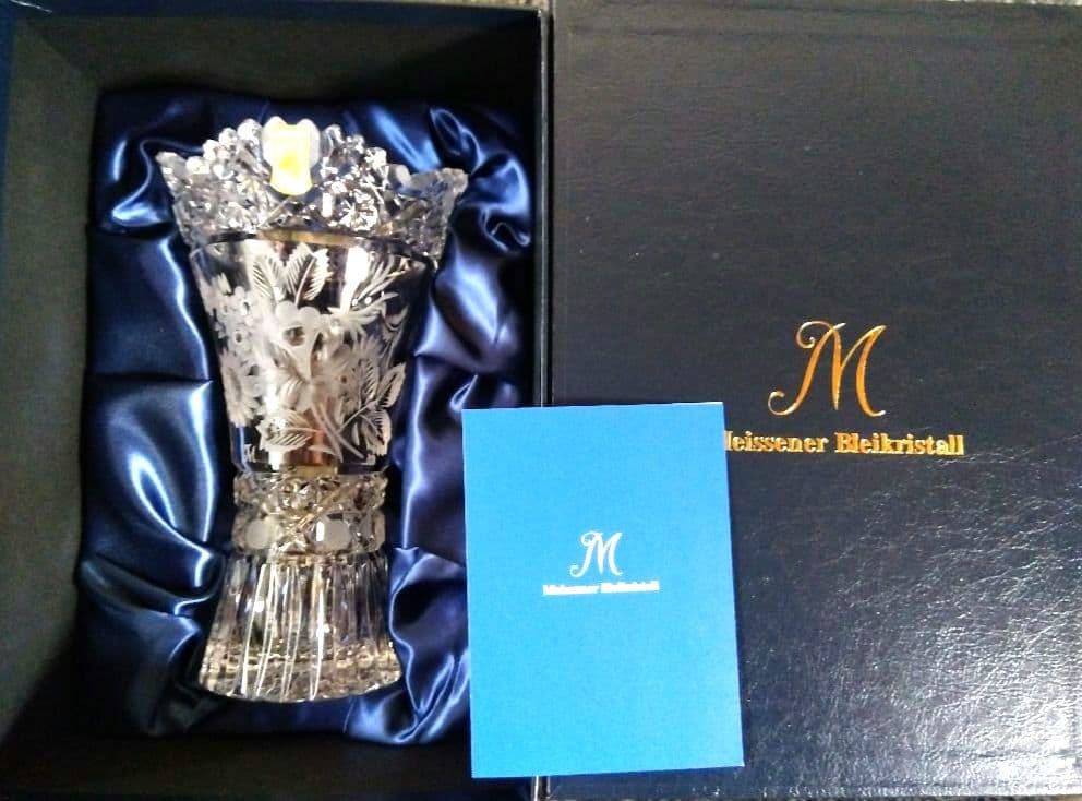 マイセンクリスタル マイセンフラワー 花瓶 MFW/180/21 新品未使用品