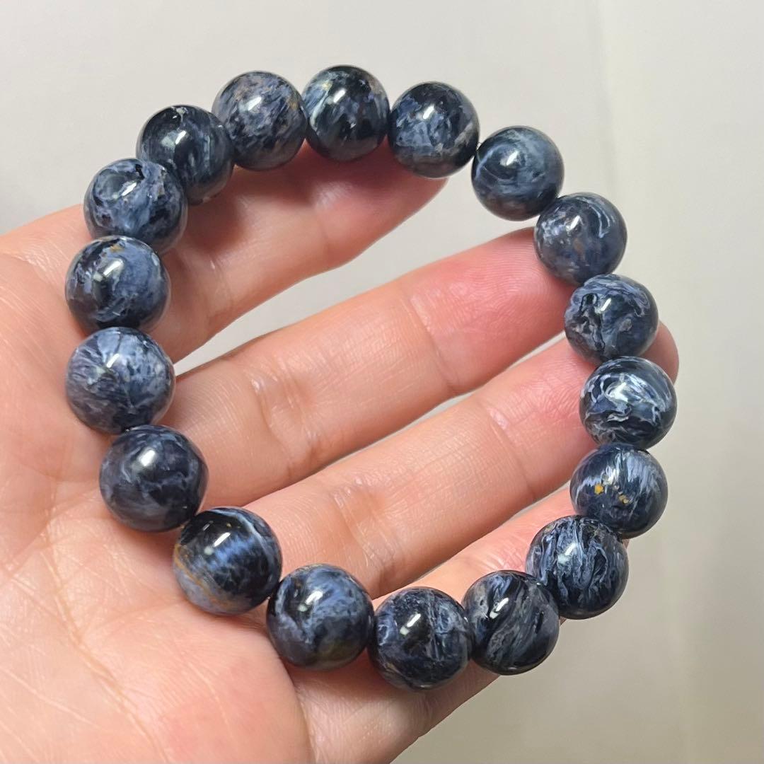 天然石　ブルーピーターサイト　11mm ブレスレット