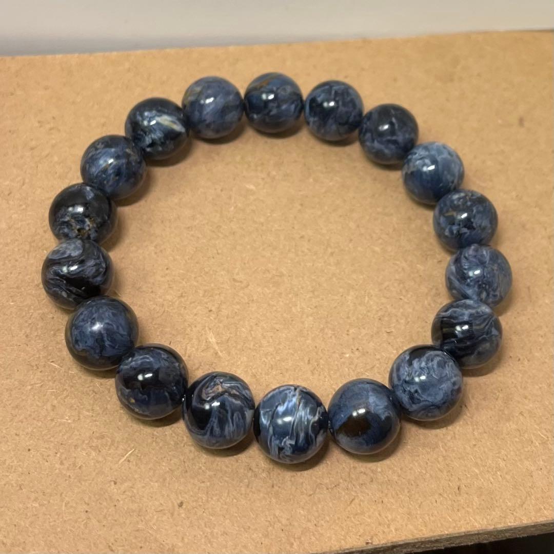 天然石　ブルーピーターサイト　11mm ブレスレット