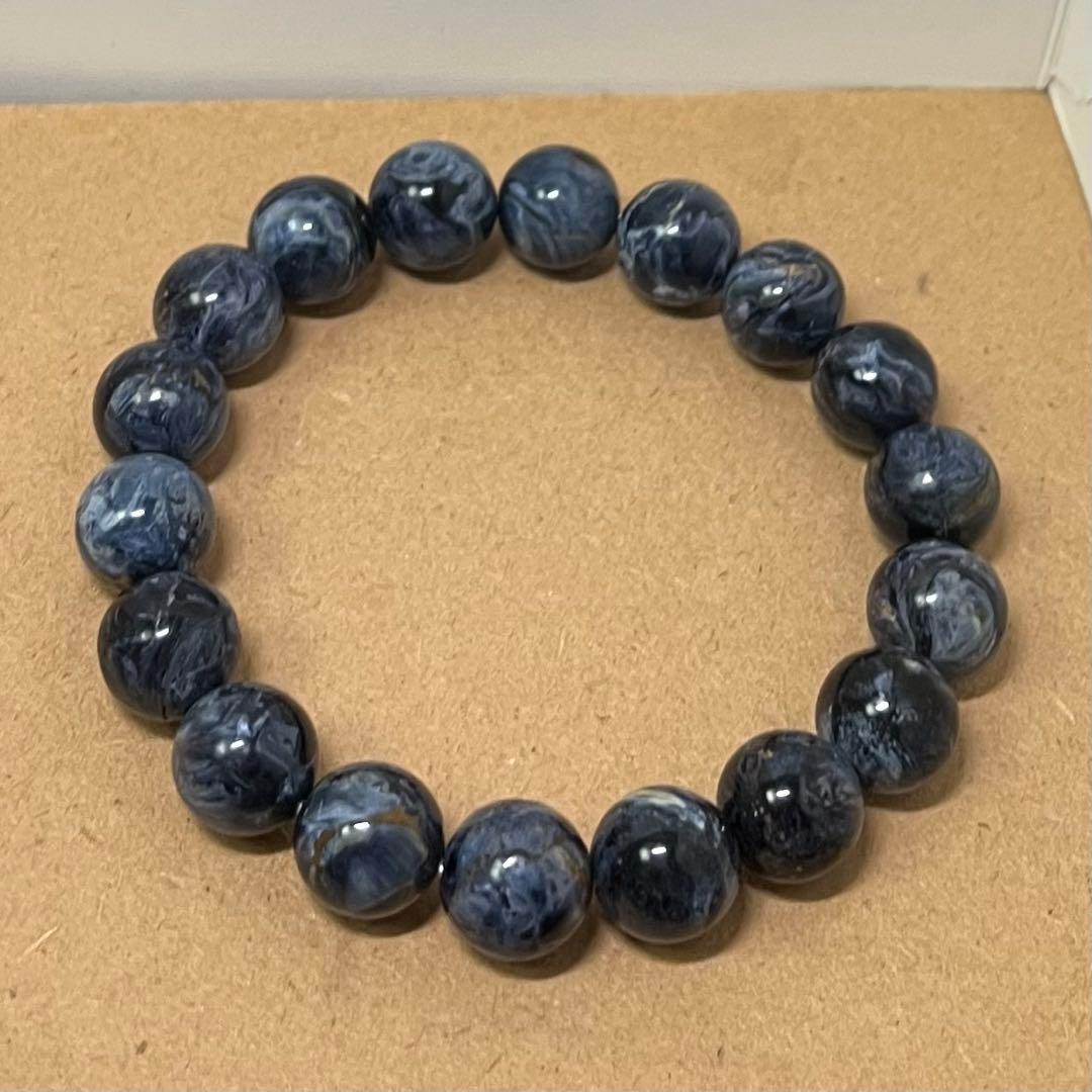 天然石　ブルーピーターサイト　11mm ブレスレット