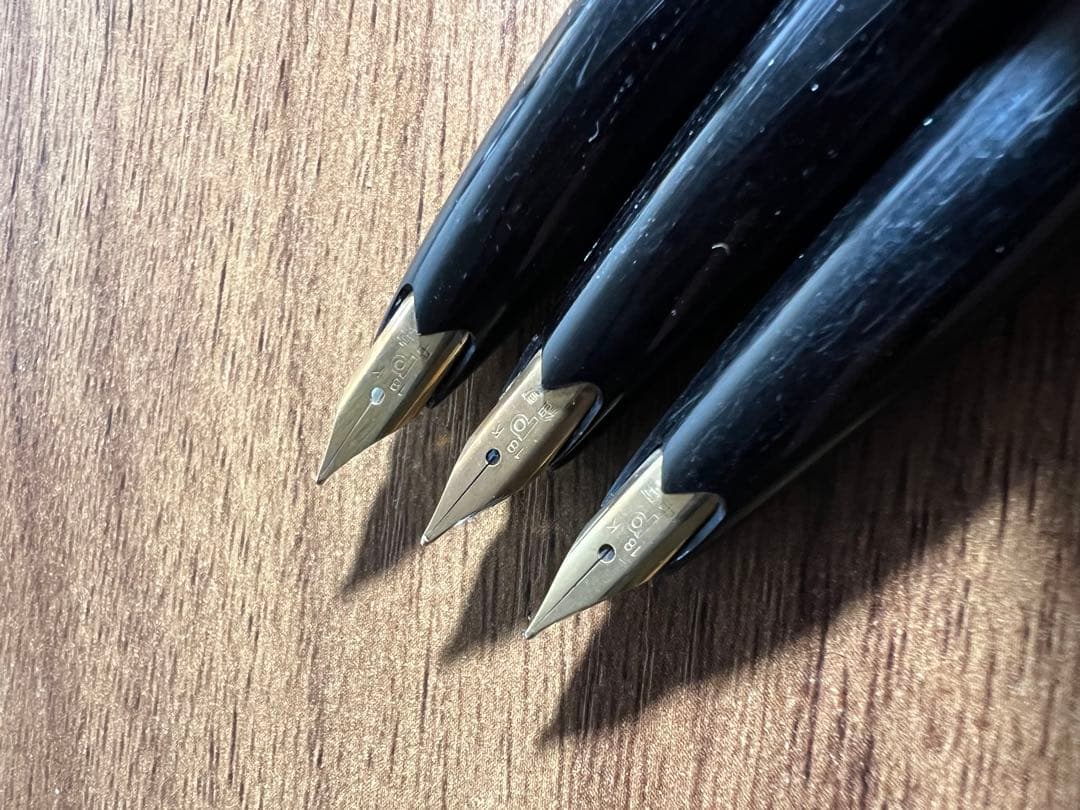 プラチナ　万年筆　18k