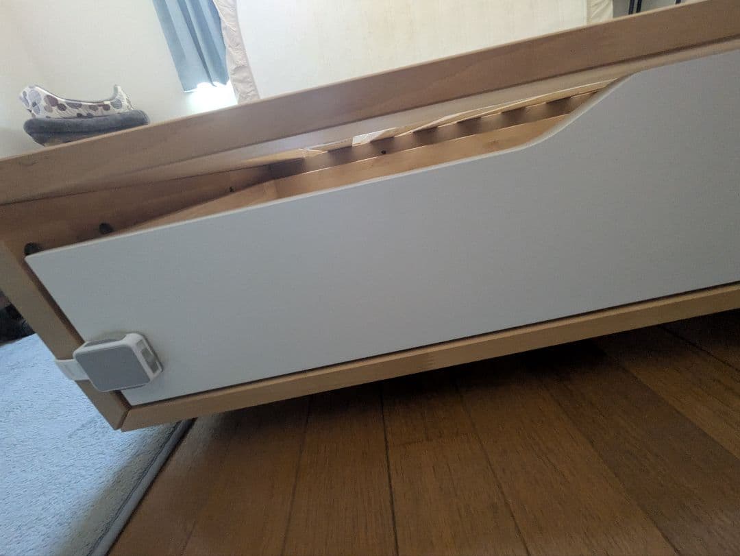 IKEA MANDAL ダブルベッドフレーム 引き出し付き