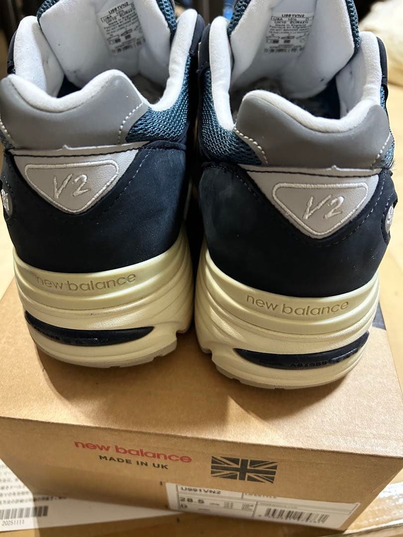 ニューバランス U991VN2 NAVY Made in UK 28.5 新品
