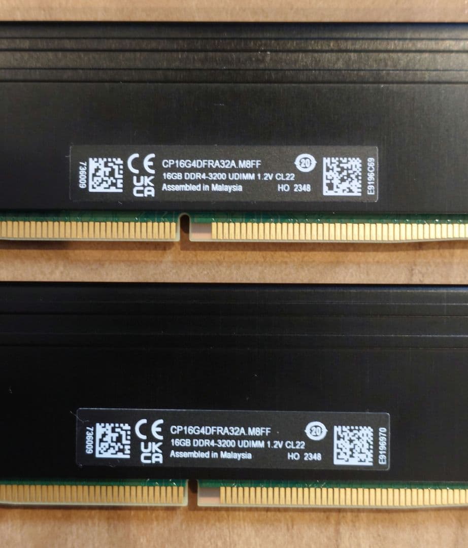 crucial Pro メモリー 32GB(16GB×2) DDR4-3200