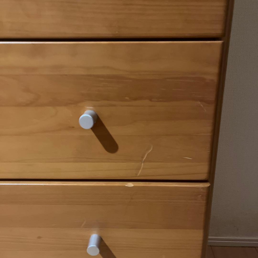 北欧　ビンテージ　デザイン　ジャパンビンテージ タモ製　7段チェスト