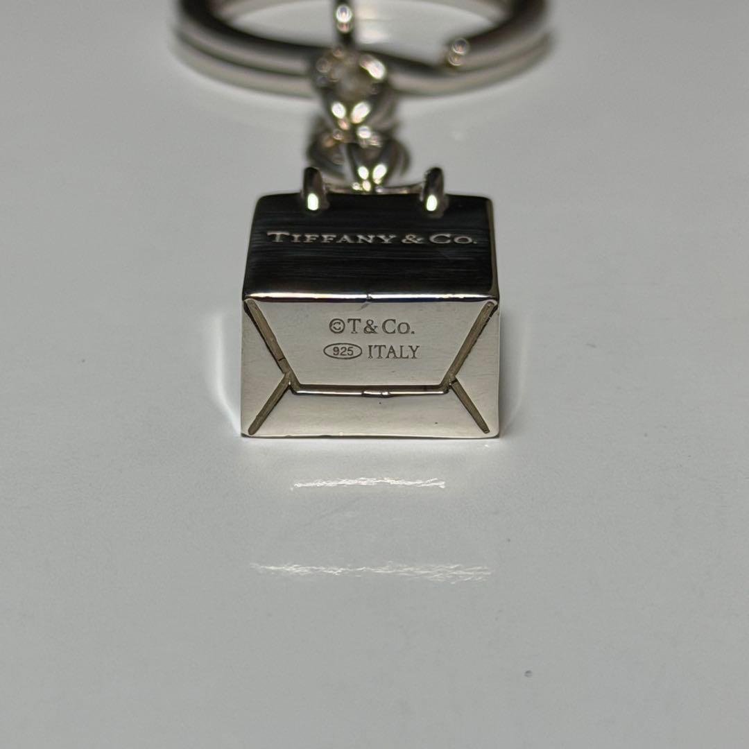 ☆レア・極美品☆ティファニー　ショッピングバックキーホルダー　シルバー　925