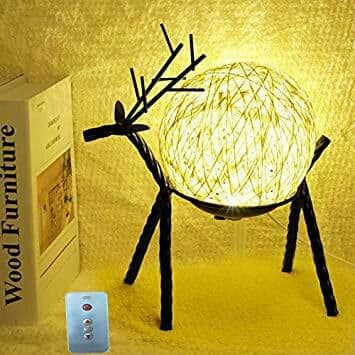 ぽち　テーブルライト led 10段階調光 リモコン付き18