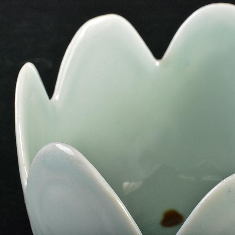 中国　影青　神獣摘　執壷　水注　輪花鉢　2点まとめて　時代箱付　M　R6422B