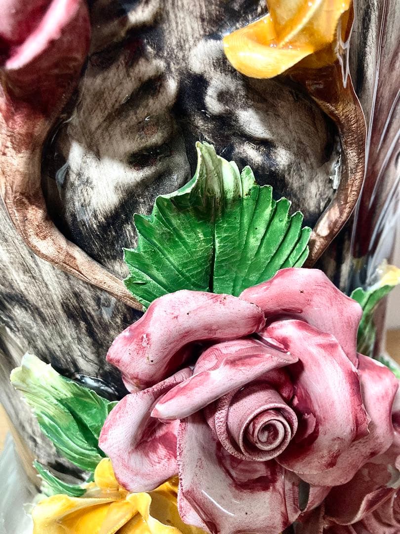 カポディモンテCapodimonte 傘立て 花瓶 ヴィンテージ 大サイズ