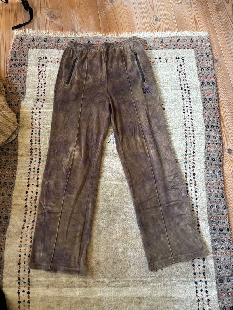 ひなぴろさん専用　Needles ベロアジャージパンツ　Sサイズ