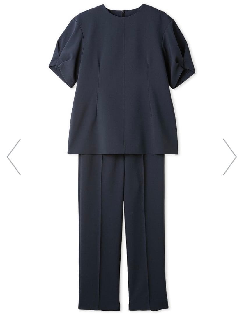 ミラオーウェン　構築トップステーパードパンツSET