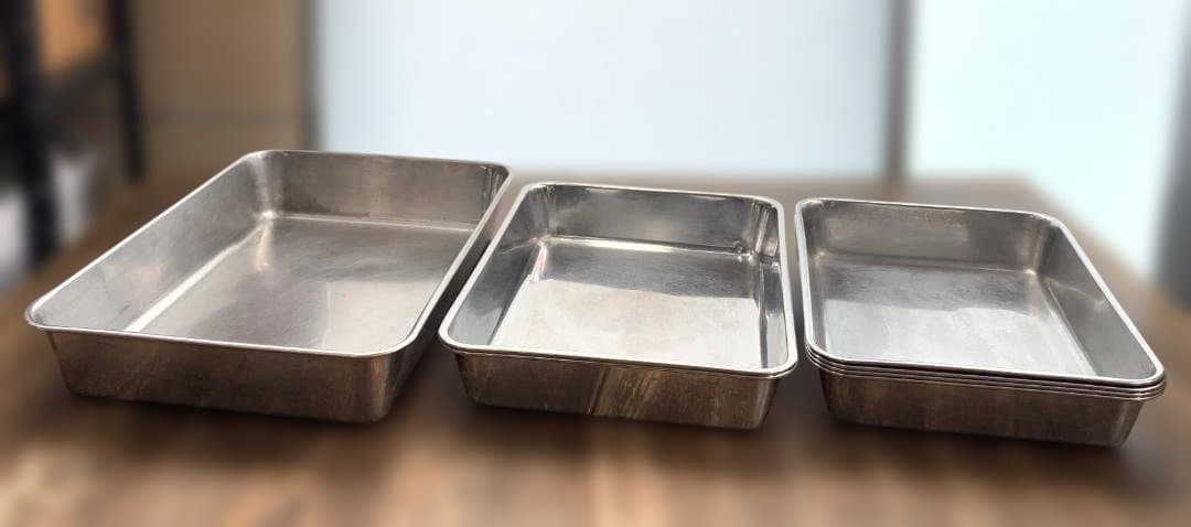 クローバー 18-8 角バット 6枚取×1・8枚取×2・10枚取×4 計7点