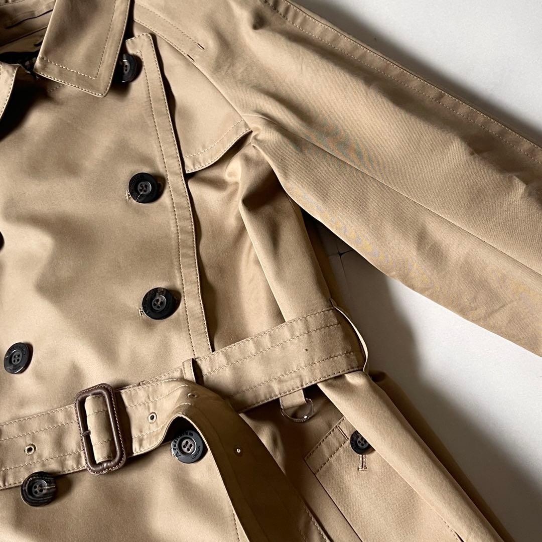 未使用級 アクアスキュータム トレンチコート 青ライナー 2024 着丈115✨