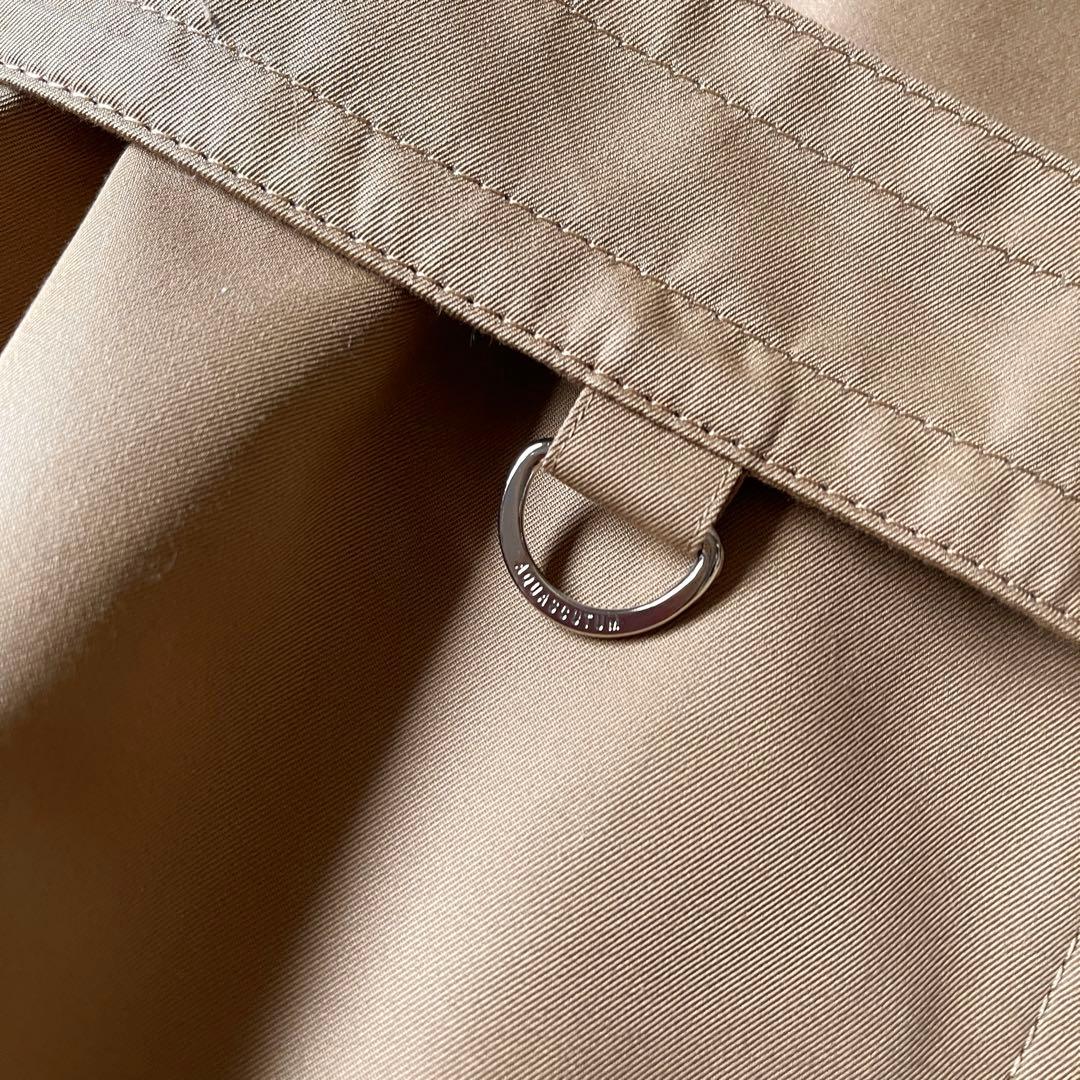 未使用級 アクアスキュータム トレンチコート 青ライナー 2024 着丈115✨