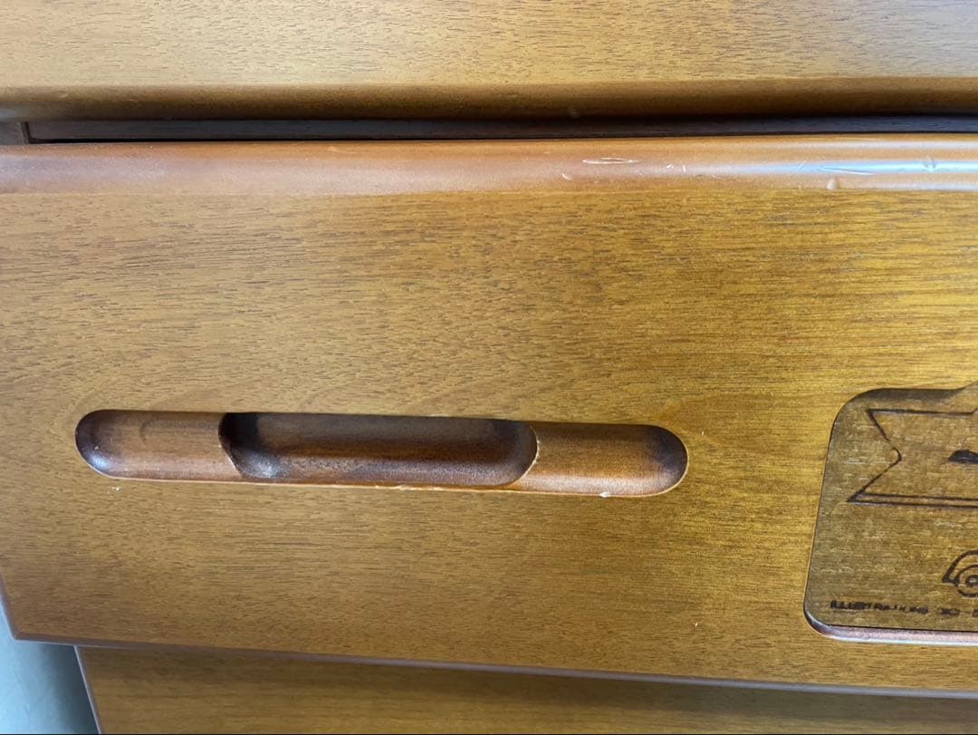 木製ブラウンチェスト ミッフィー