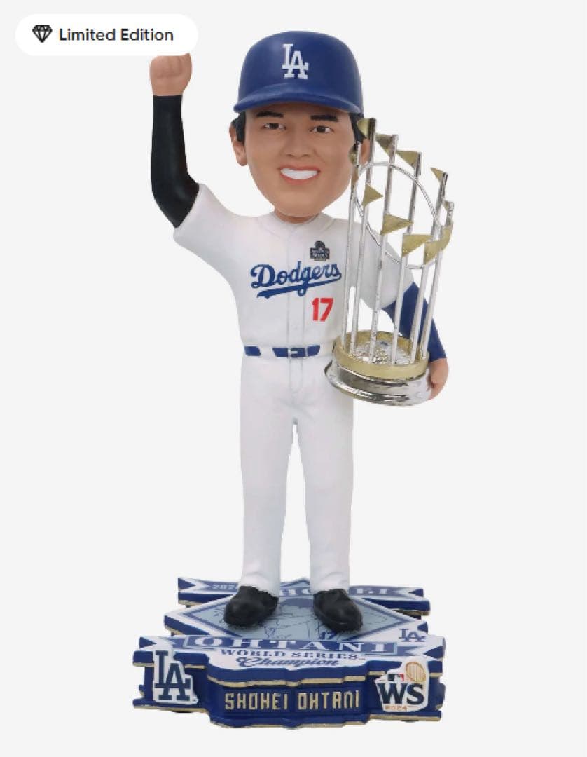 大谷翔平 ワールドシリーズ優勝記念　ボブルヘッド　ドジャース