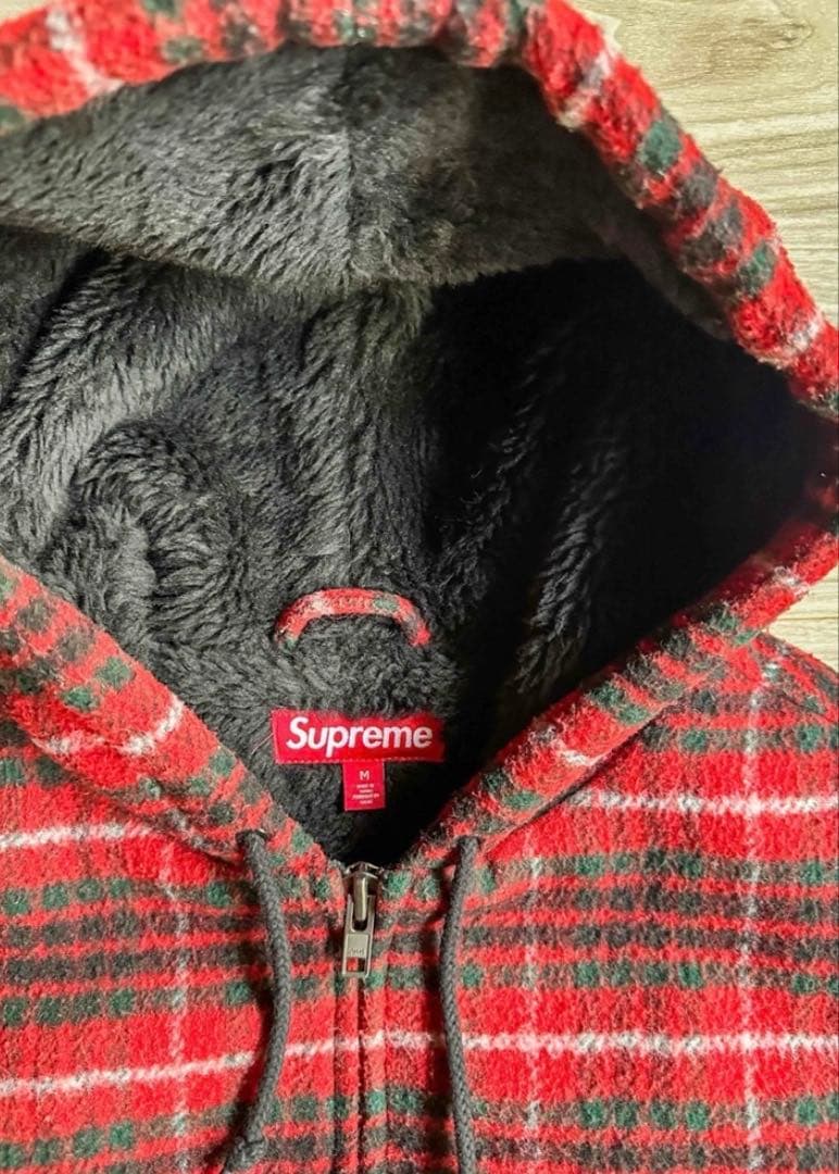 Supreme アウター Plaid WoolJacketHooded Work