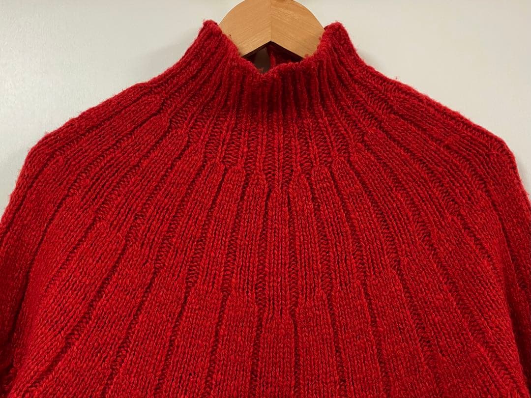 tricot garcons ウール ハイネック ニット