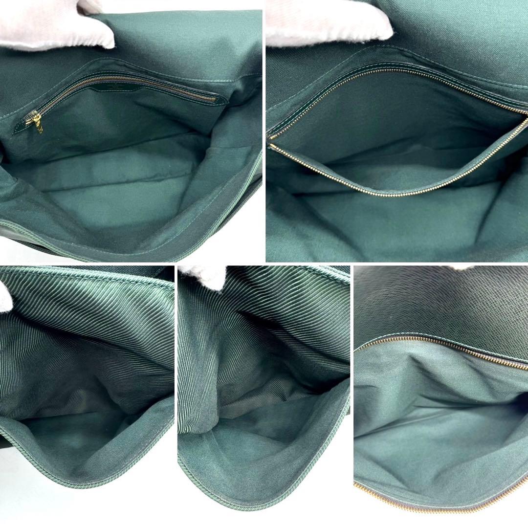 ✨美品✨ヴィトン ショルダーバッグ タイガ デルスー エセピア A4可能 レザー