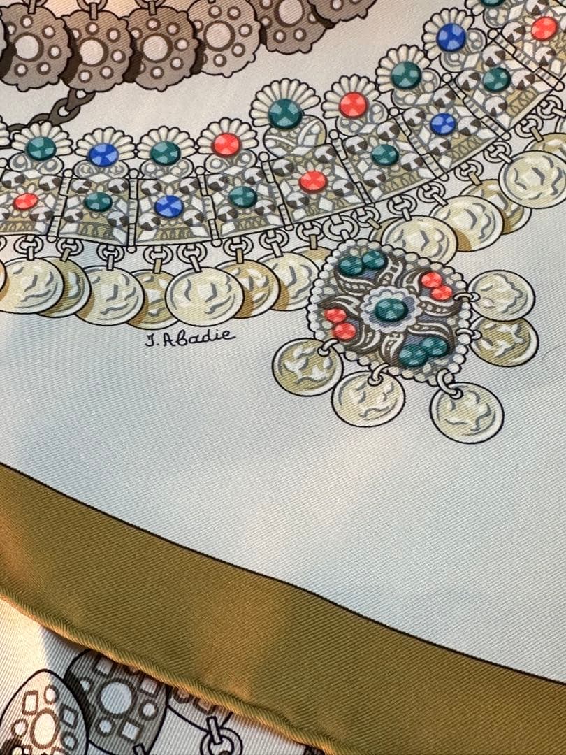 #HERMES スカーフ 希少柄　ビンテージ　新品