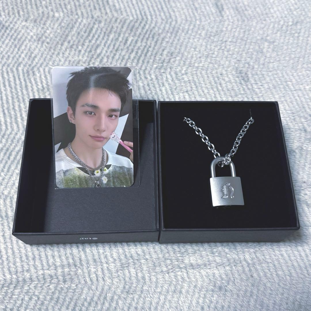 stray kids スキズ ヒョンジン メンプロ ネックレス 南京錠