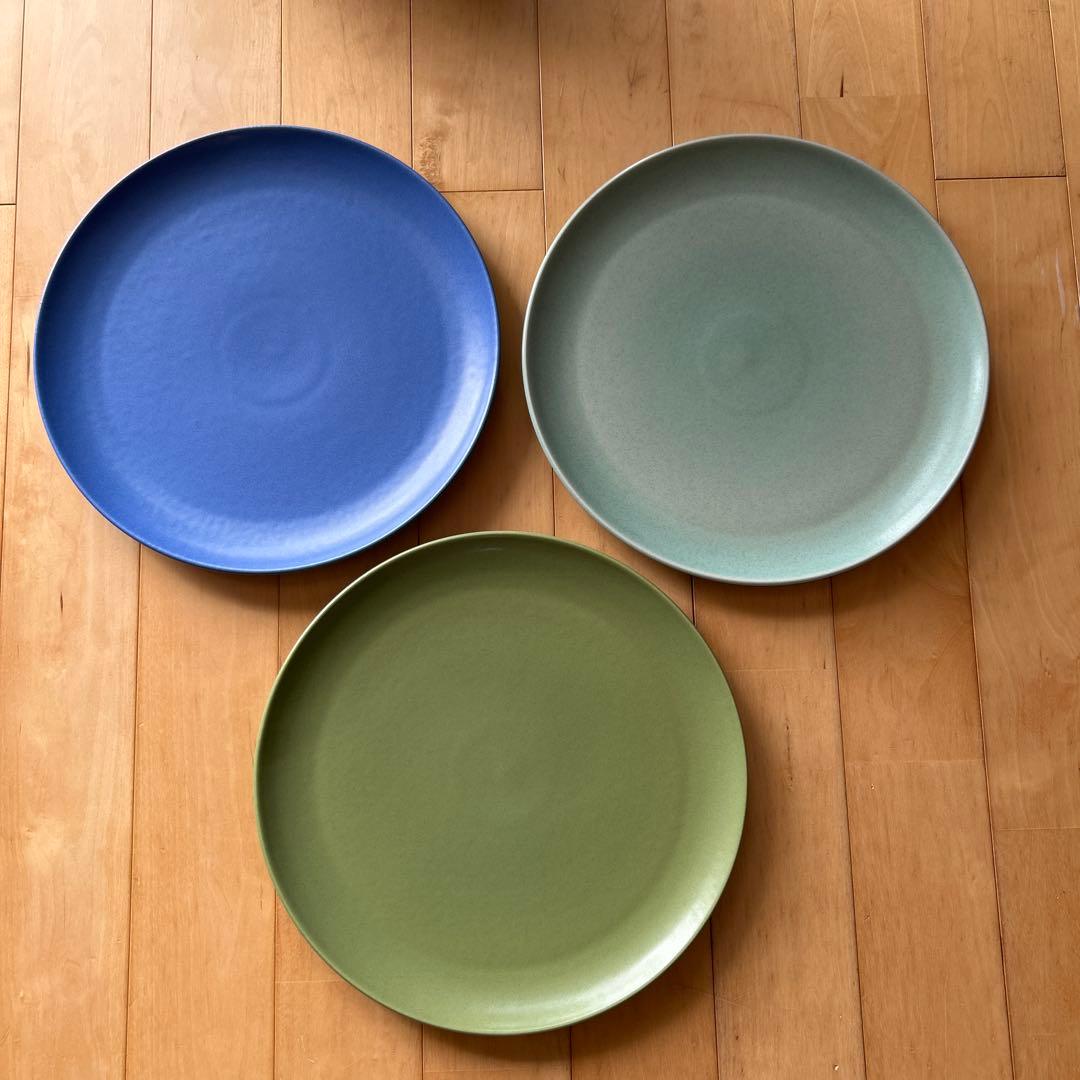 素敵！未使用品！ホガナスケラミック＆ボダノバ　大皿　3枚　北欧　スウェーデン製