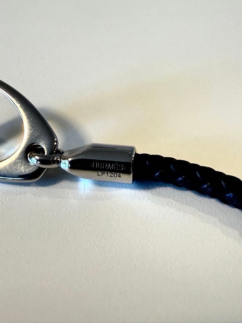 HERMES レザーブレスレット エトリエ　ブラック　T2