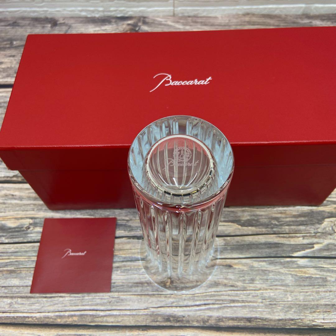 Baccarat バカラ フローラ ビゾー 花瓶 ストライプデザイン