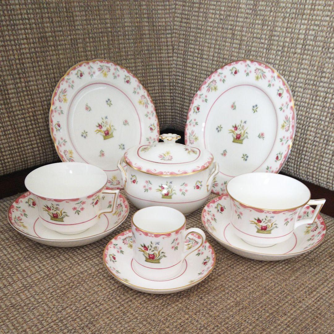 ウエッジウッド/ビアンカ/ウィリアムズハーグ/花とバスケット(廃盤品)