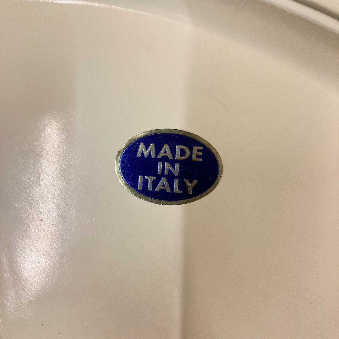 アンティーク調　イタリア製　サイドテーブル　丸テーブル　薔薇