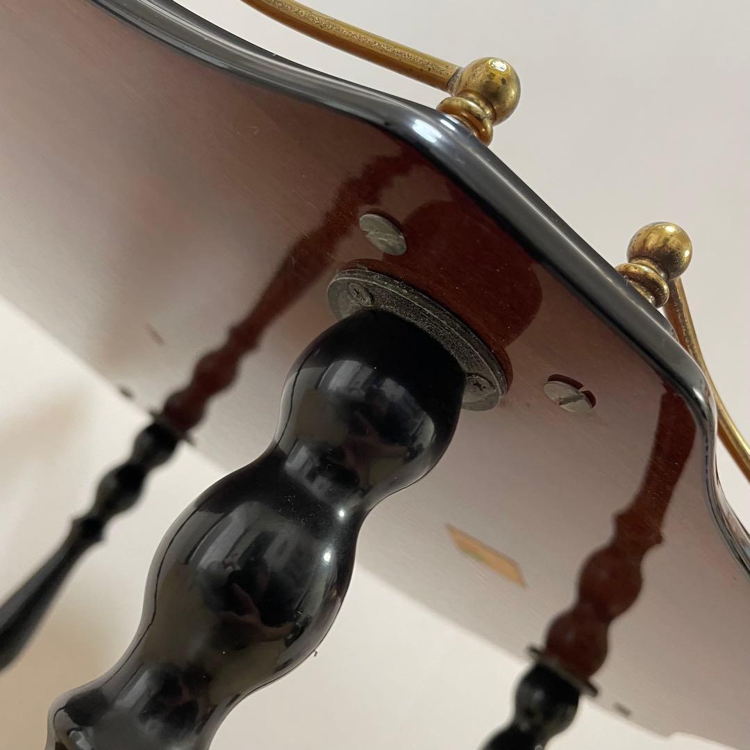 希少 美品 イタリア製 象嵌 キャスター付き キッチンワゴン