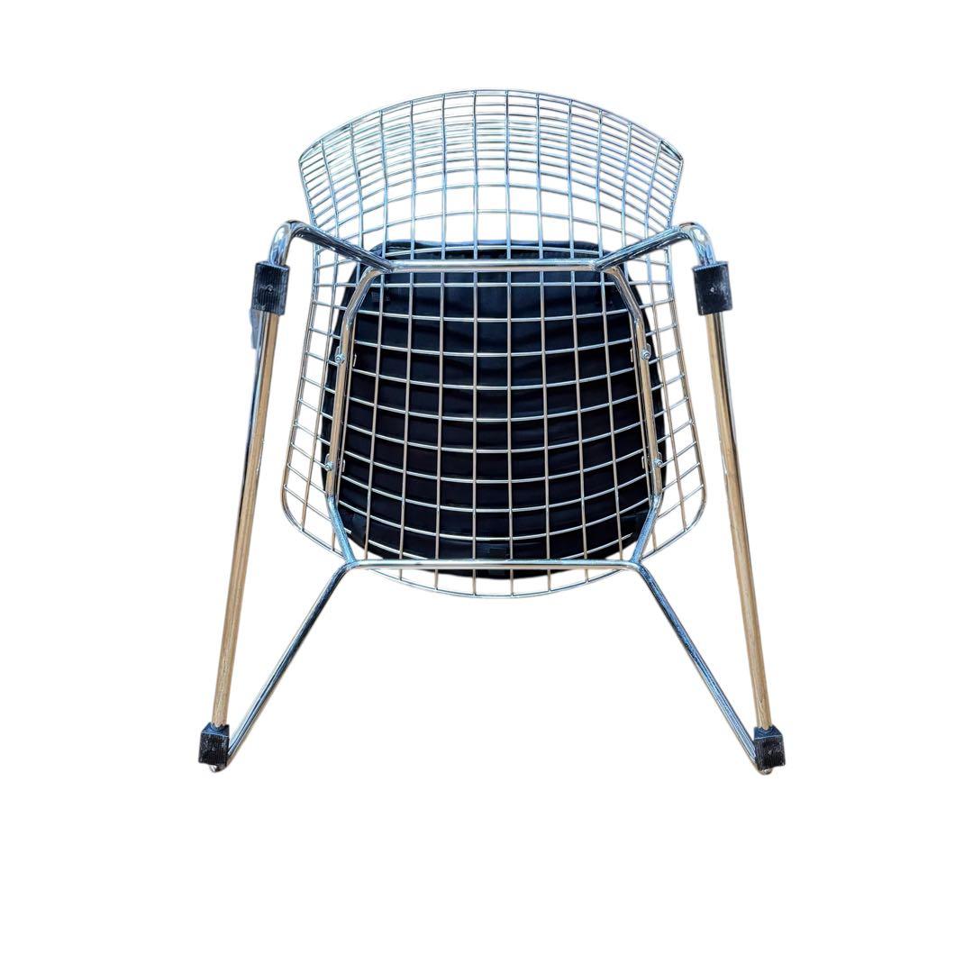 ハリー・ベルトイア ワイヤーチェア シートパッド付 デザイナーズ