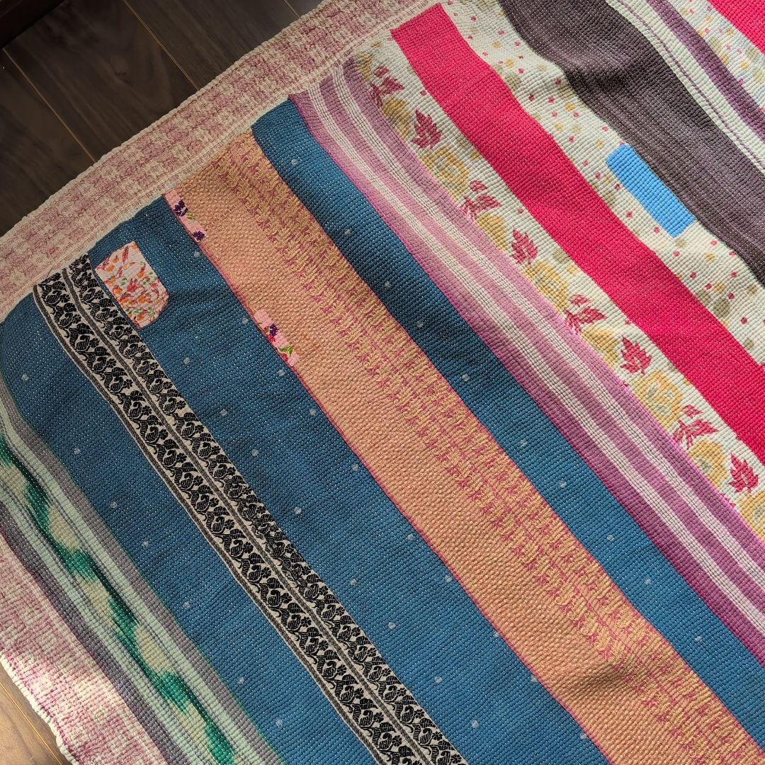 ボヘミアンインテリア ヴィンテージカンタキルト ラリーキルト 617