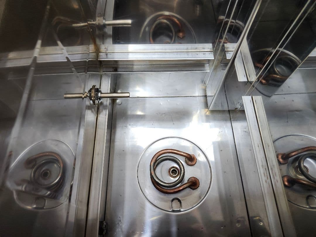 ★タオルスチーマー★日鈑工業★W扉★動作確認 ★中古★理容美容★床屋★バーバー★