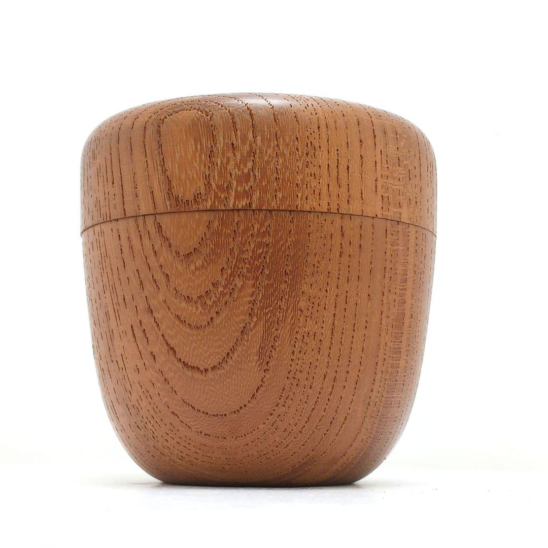 Y3380-3 茶道具 木製 中棗 醍醐寺 共箱　う