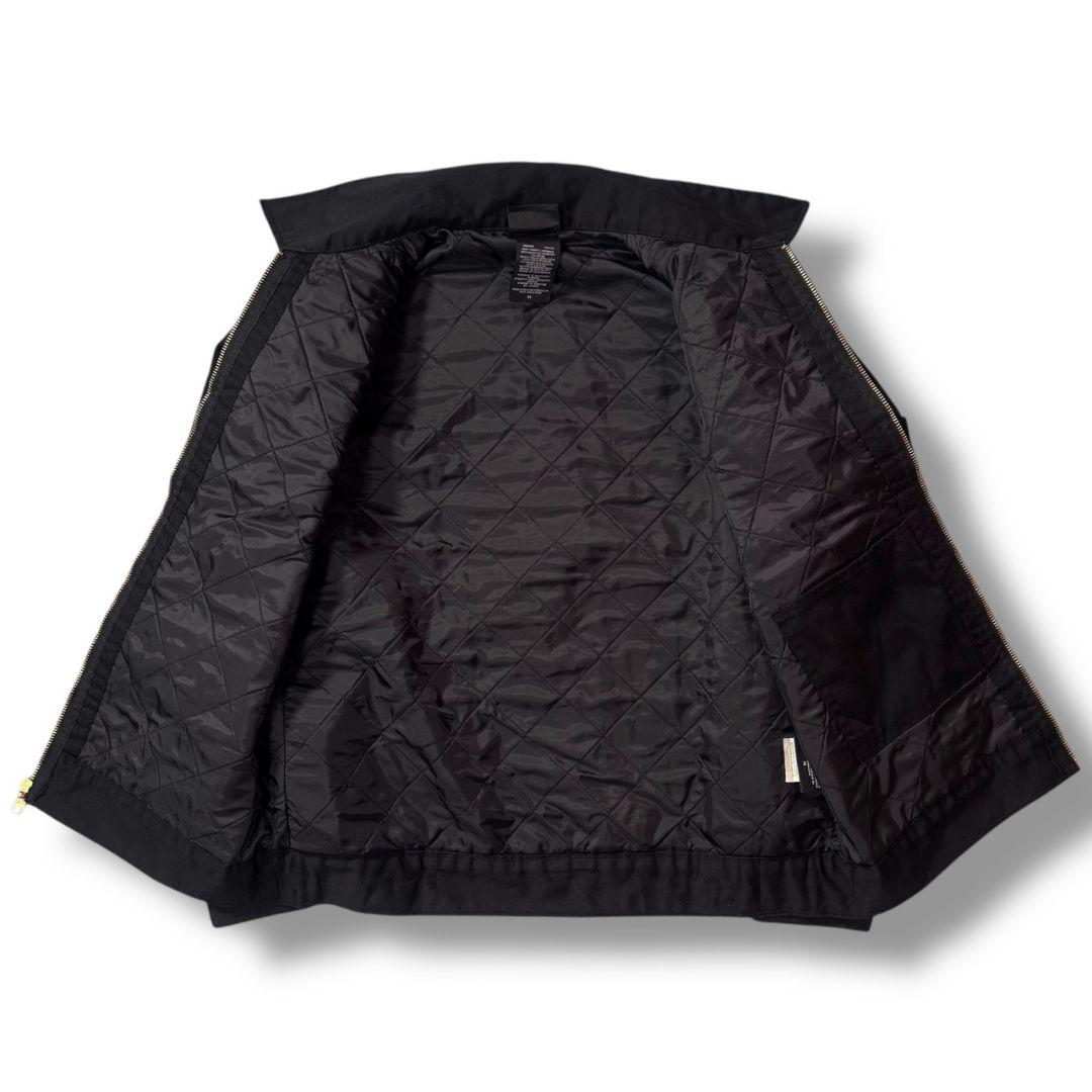 古着 00s Dickies ワークジャケット ブラック キルティング 無地