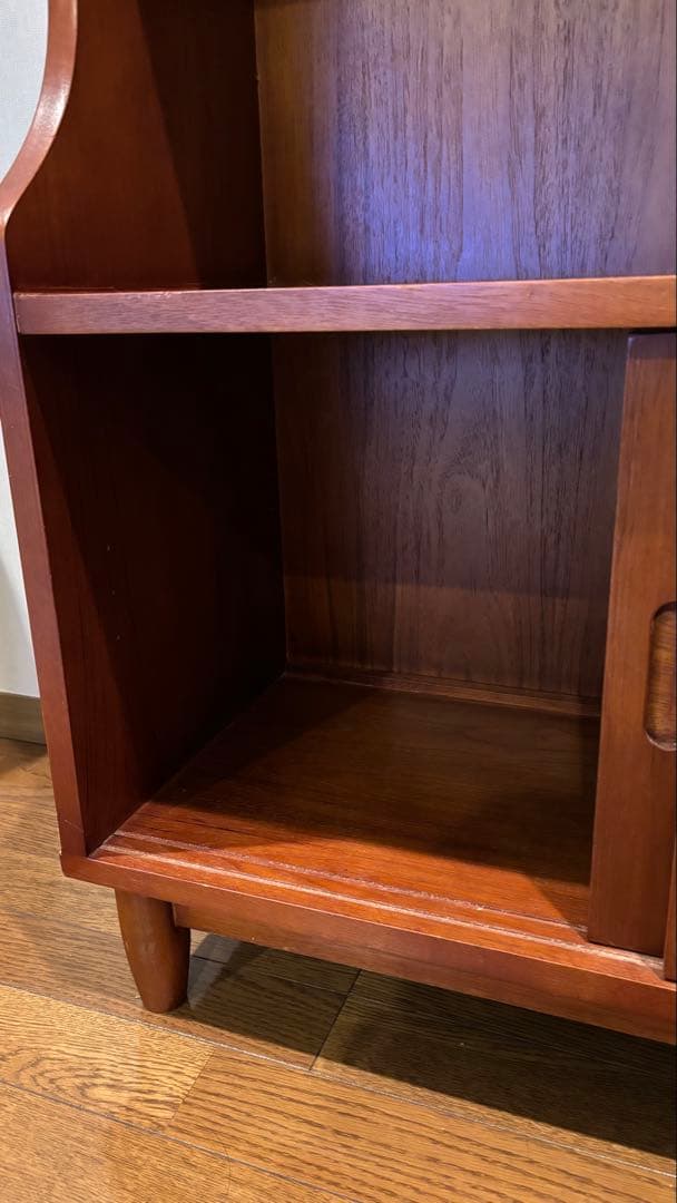 【送料込み】北欧 ヴィンテージ ブックシェルフ 本棚 チーク 160cm