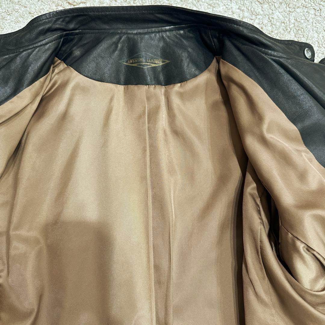 AWESOME LEATHER ライダースジャケット