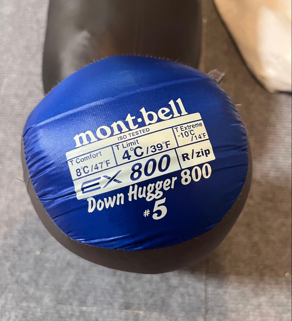 パ*ス様 mont-bell EX 900 & EX 800 ダウンシュラフ セ