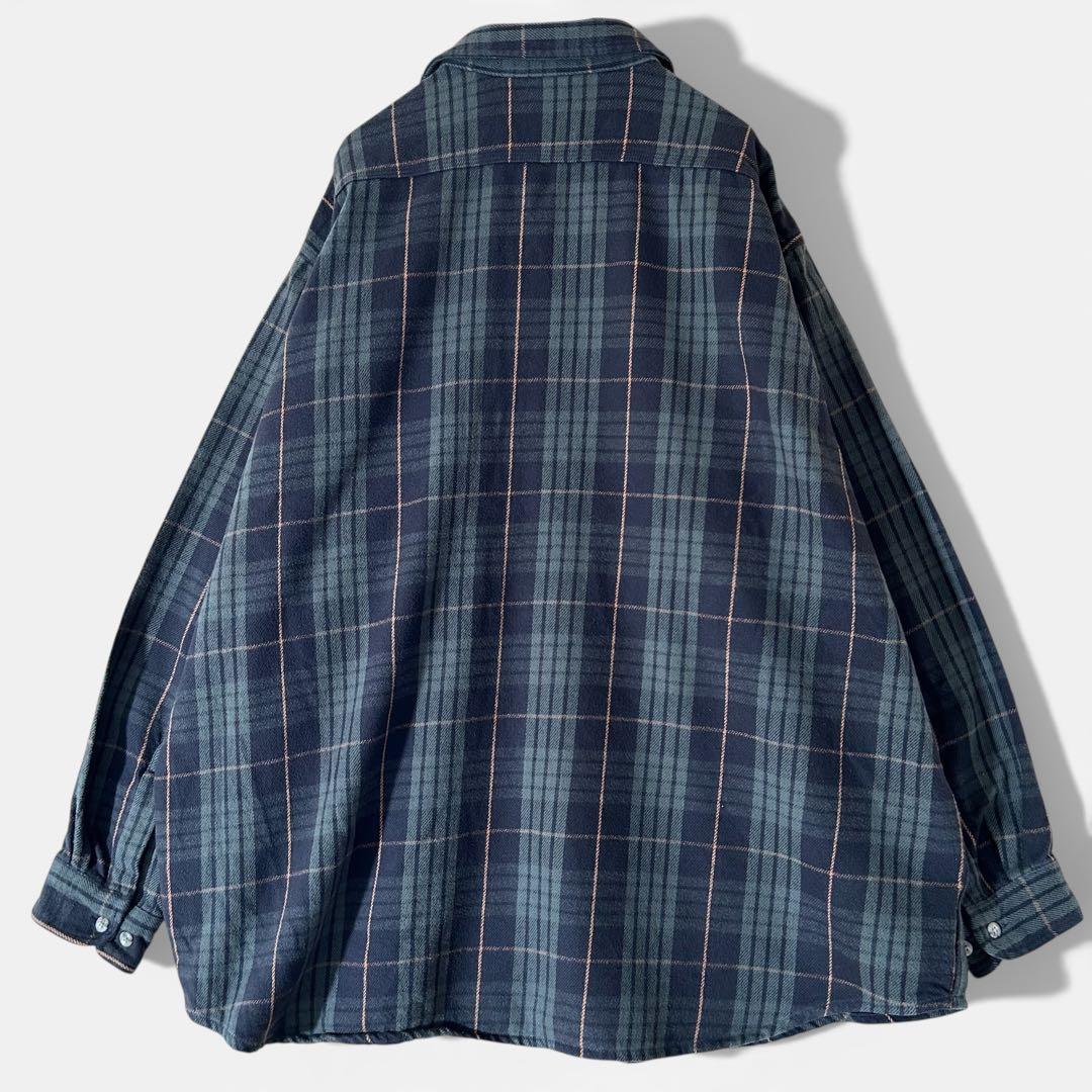 激レア 3XL カーハート ヘビーネルシャツ 厚手 肉厚 チェック USA製