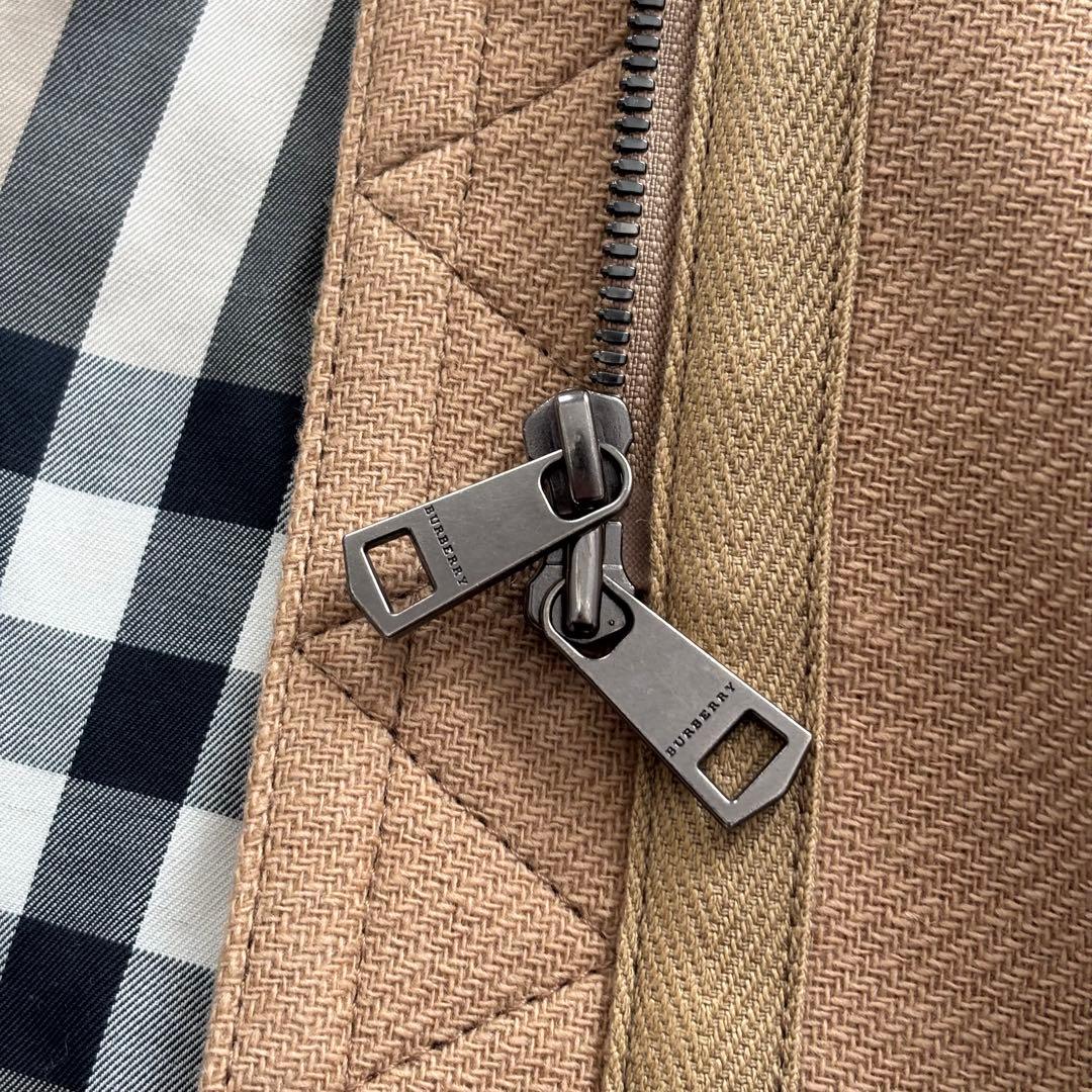 02438C 未使用品　バーバリーロンドン　ダッフルコート　ウール　ノバチェック